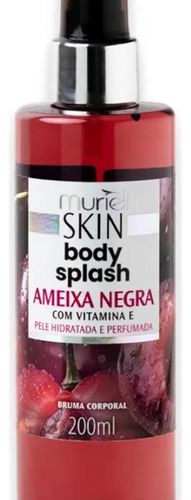 Body Splash Ameixa Negra Com Vitamina E 200ml - Muriel