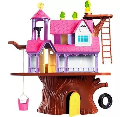 Polly Pocket Pollyville Aventuras na Casa da Árvore Mattel - Star