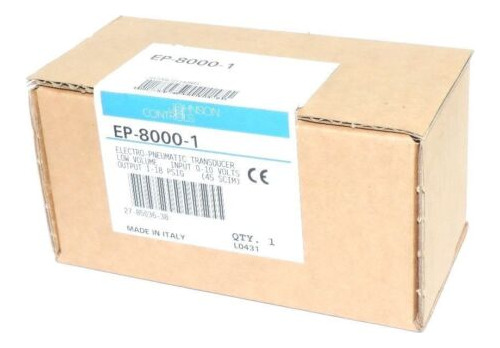 Factory Sealed Johnson Control Ep-8000-1 Electro-pneumat Vvm
