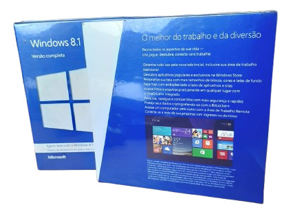 Microsoft Windows 8.1 Pro, Versão Completa - Original