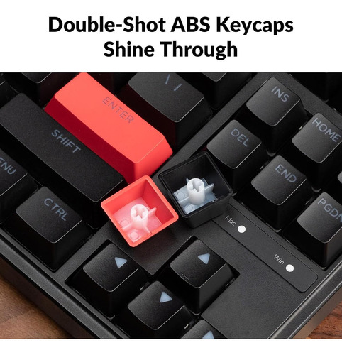 Teclado Para Jogos Keychron C3 Pro Qmk/via 87 Teclas Brown S