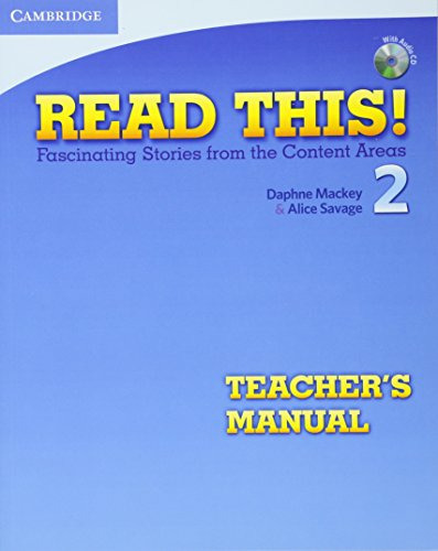 Libro Read This! Level 2 Teacher's Manual With Audio Cd De V