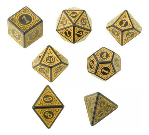6 Paquete De 5-6 7 Uds. Dados Poliédricos 6 Piezas