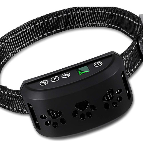 Perro Anti Ladrido Collar Con Vibración Estática Corrección 