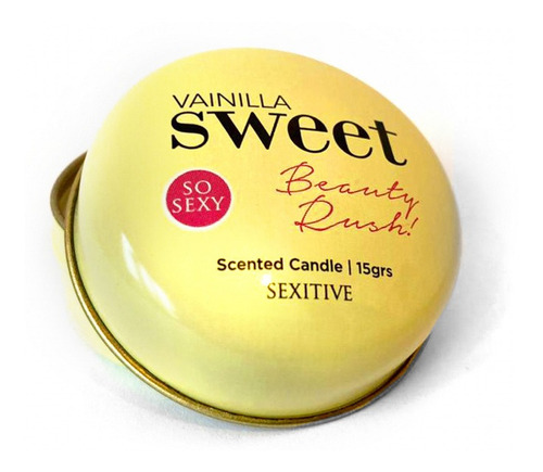 Massage Candle Sweet Beauty Rush - Vainilla Coconut - 30 Gr