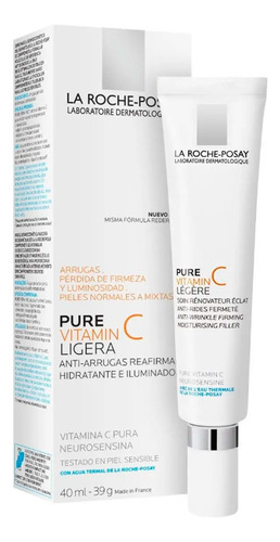 La Roche-posay Pure Vitamin C Ligera-antiarrugas Reafirmante