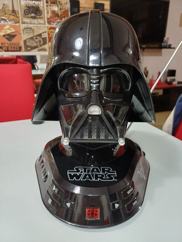 Star Wars Darth Vader Capacete Cd Boombox Com Rádio Am / Fm