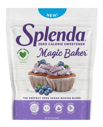 Splenda Magic Baker Endulzante Granular Zero Calorías 454 G