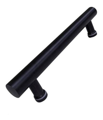 Barral Manijon Negro Mate Acero Inoxidable 38x300mm Puerta