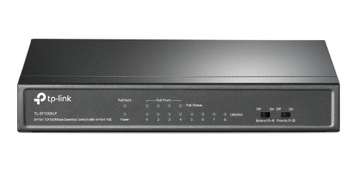 Imagen 2 de 4 de Switch Poe Tp-link Tl-sf1008lp 8 Puertos Fast Ethern /v /vc