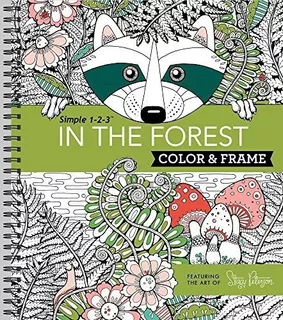 Color And Frame - In The Forest (adult Coloring Book, de New Seas. Editorial New Seasons en inglés