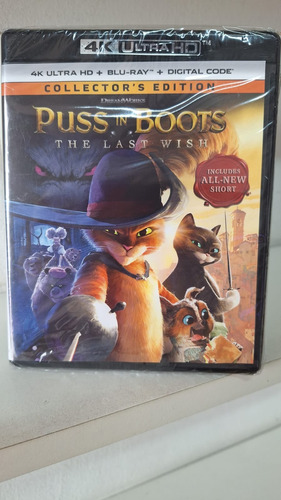 4k Ultra Hd + Blu-ray  -- Puss In Boots The Last Wish 