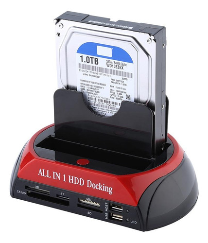 Estacion Acoplamiento Para Disco Duro Sata Hdd 2,5  3,5  Ide