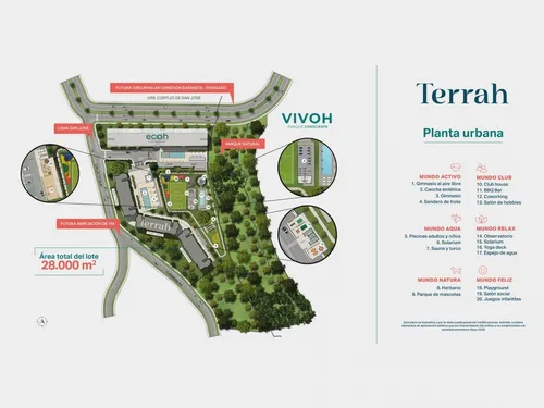 Cesión De Derechos En Terrah: Piso Alto Sin Poniente, El Apto Mas Grande Del Proyecto, Con Descuento Del Precio En Sala