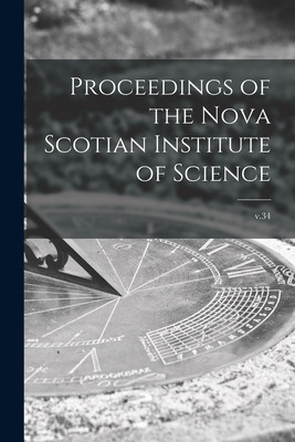 Libro Proceedings Of The Nova Scotian Institute Of Scienc...