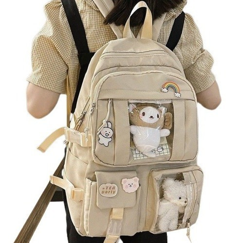 Mochila Moda Mujer Colegio Coreano Kawaii