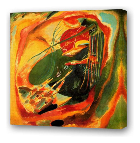 Cuadro 30x30cm Kandinsky Painting Three Spots 3 Manchas