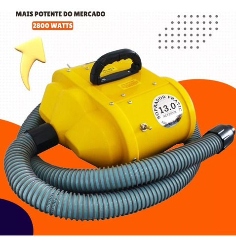 Soprador Pet 2.800 Watts 2 Motores - C/ Mangueira 2 Metros