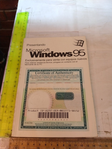 Presentando Microsoft Windows 95 Microsoft Corporation (Usado)