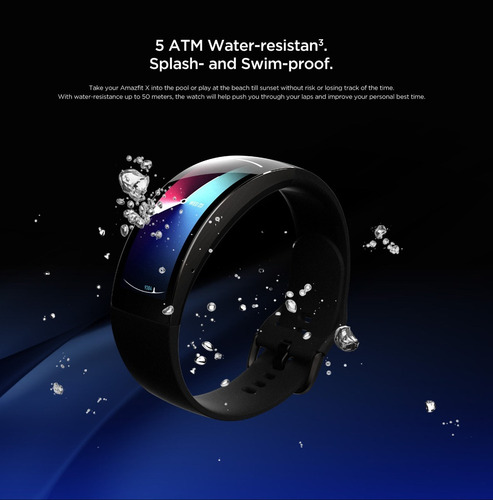 Amazfit X Smartwatch Modelo X Tela Curva Amoled Xiaomi