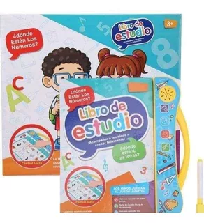 Libro De Estudio Didáctico Bilingüe Para Niños Juguete