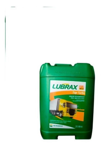 Óleo Lubrax Top Turbo Sl Ci-4 15w 40 Balde 20 Litros