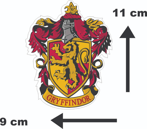 Sticker Adhesivo De Gryffindor Harry Potter