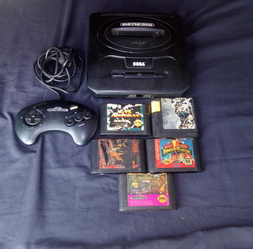 Sega Génesis Con Juegos Y Control Original 