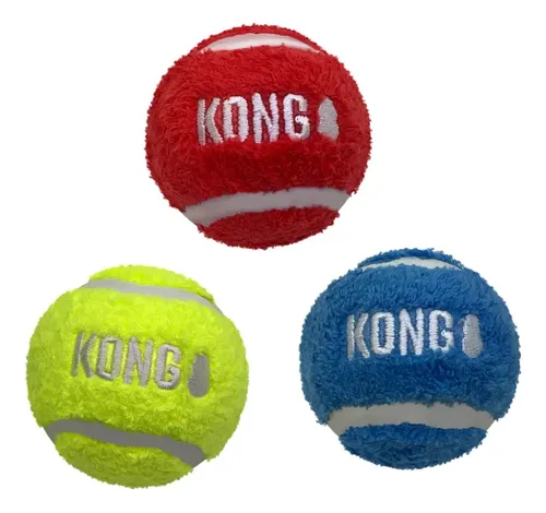 Pelota Kong Sport Softies Medium Pack X3 Color