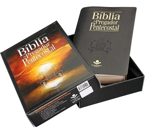 Bíblia Do Pregador Pentecostal - Luxo Preta