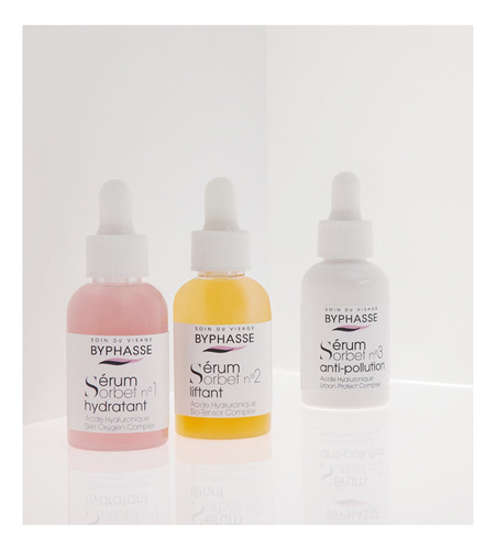 Imagen 3 de 6 de Sérum Sorbet Hidratante Con Ácido Hialurónico Byphasse 50ml