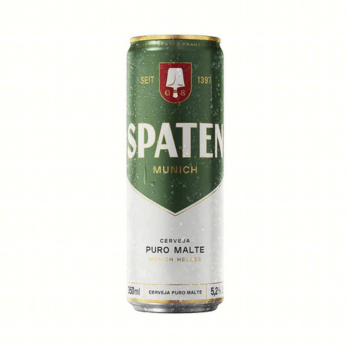 Cerveja Spaten Munich Hellesloira lata 350ml