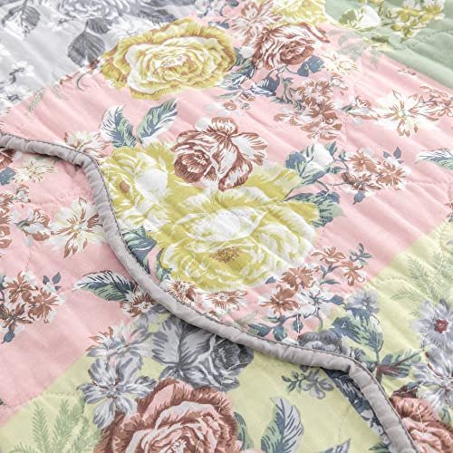 Juego De Edredón Emma De Estilo Vintage Greenland Home, 2 Pi