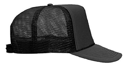 Gorra De Camionero De 5 Paneles Con Parte Delantera De Espum
