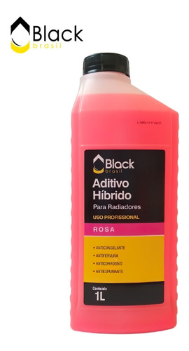 Aditivo Radiador Black Brasil Rosa 1l (aditivo Híbrido) = Pa