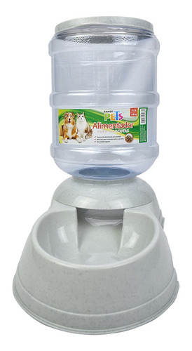 Fancy Pets Comedero Grande Automático 6.8 Kg Facil Limpieza