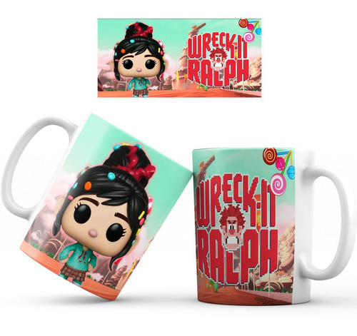 Mug Taza Ralph Demoledor Disney Película Colección 006