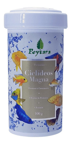 Ração Para Peixes Poytara Ciclideos Magna 100g