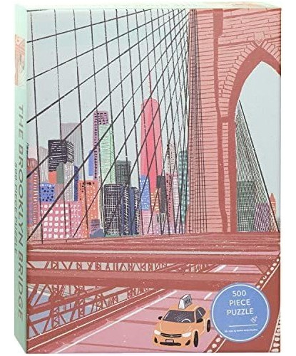 Rompecabezas Puente De Brooklyn Arte 500 Piezas Para Adultos