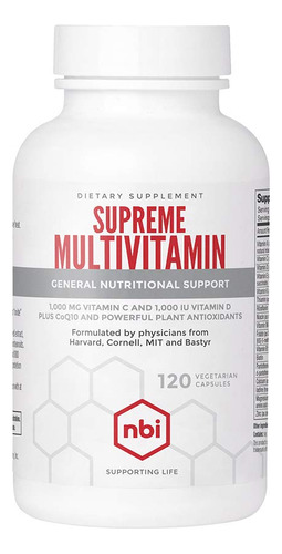 Nbi Supreme Daily Multivitamnico Con Vitamina A, C, D, E, K,