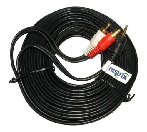 Cable Audio 3.5 Stereo A 2 Rca 5m Nisuta