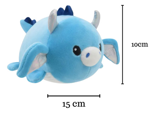 Mini Peluche Animales Kawaii 15cm Smoochy Pals Suaves Regalo Dragon