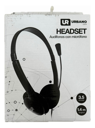 Headset Urbano Labs Gamer, Pc, Videollamadas, Etc