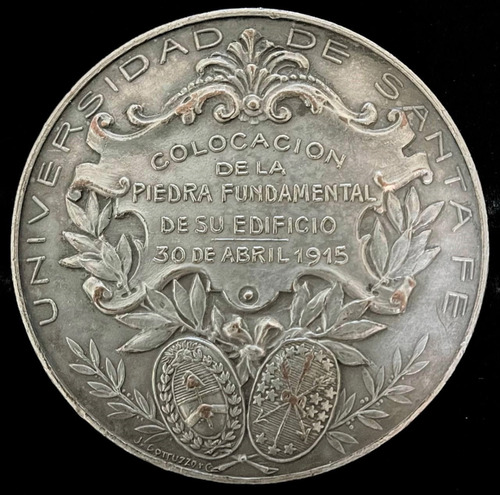 Medalla Santa Fe. Universidad De Santa Fe, Edificio, 1915