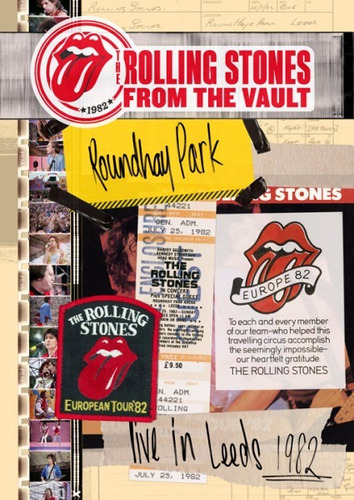 Rolling Stones From The Vault Live In Leeds 1982 Dvd Nuevo