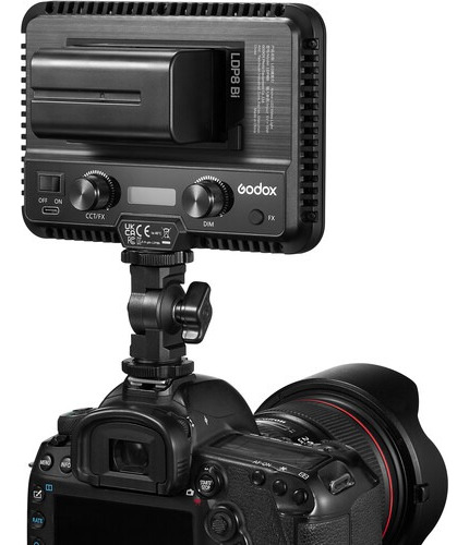 Panel De Luz De Vídeo Led Bicolor Godox Ldp8bi Estructura Negro
