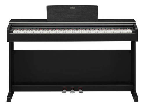 Piano digital preto Yamaha YDP145b, cor preta