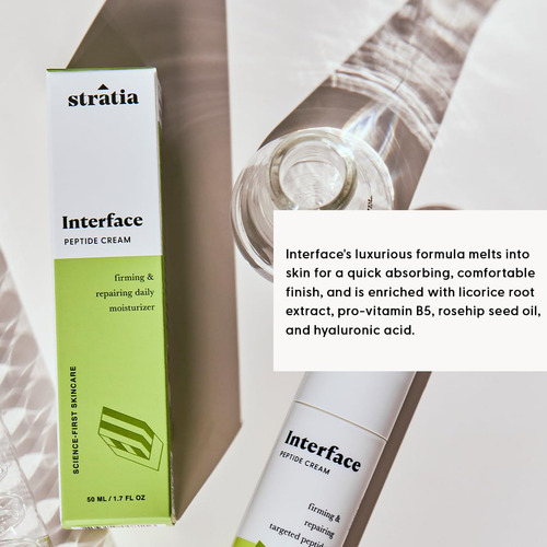 Crema Hidratante Stratia Interface Con Péptidos 50 Ml Para T