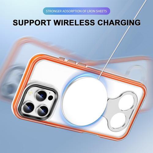 Funda Doble Anillo Antigolpes Magsafe Para iPhone 14/15/16