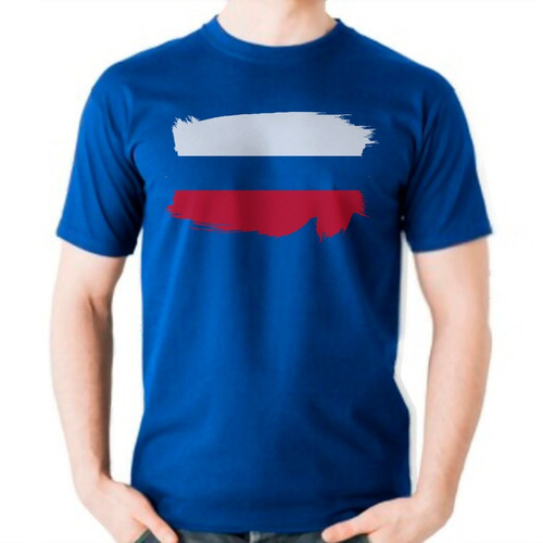 Camiseta Russia Bandeira